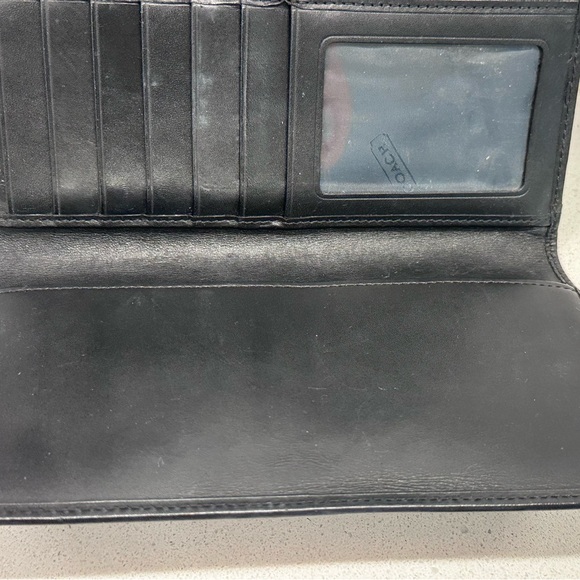 Preowned Coach Signature Black Wallet - Picture 4 of 9